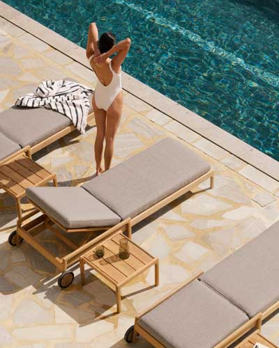 Aurinkovuoteen pehmuste Jack Outdoor, Mocha