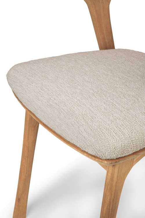 Tuoli Bok Outdoor, tiikki, pehmusteella