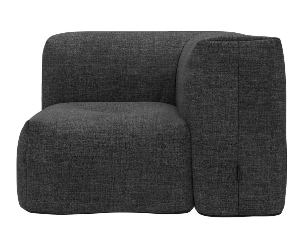 Kulmamoduuli Soft Sofa, Noir