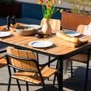 Ruokapöytä Kirra 150 x 90 cm, Noir