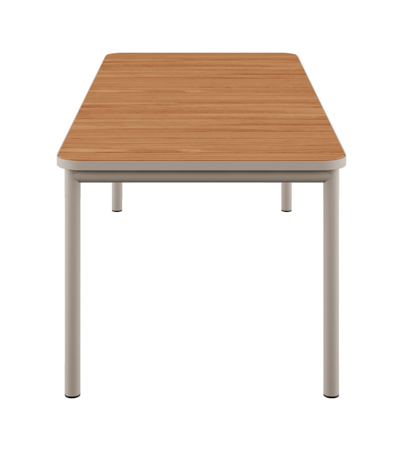 Ruokapöytä Kirra 210 x 90 cm, Taupe