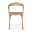 Ruokapöydän tuoli Bok, Sienna-nahka