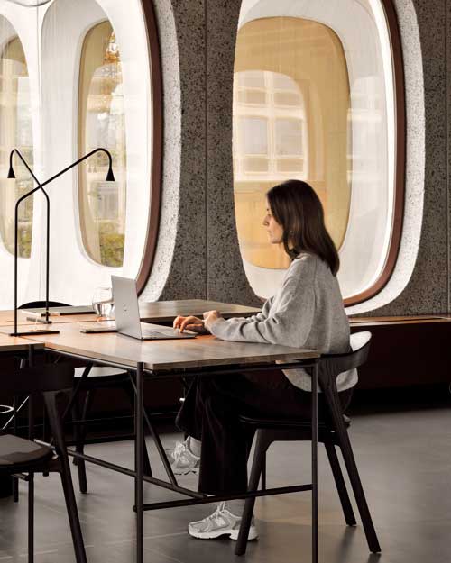 Työpöytä Oscar 140 x 70 cm, tiikki