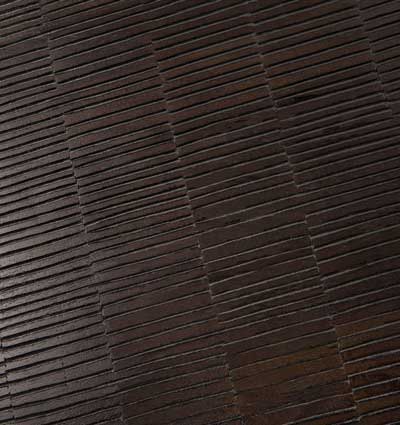 Sohvapöytä Grooves 135 x 65 cm, tiikki