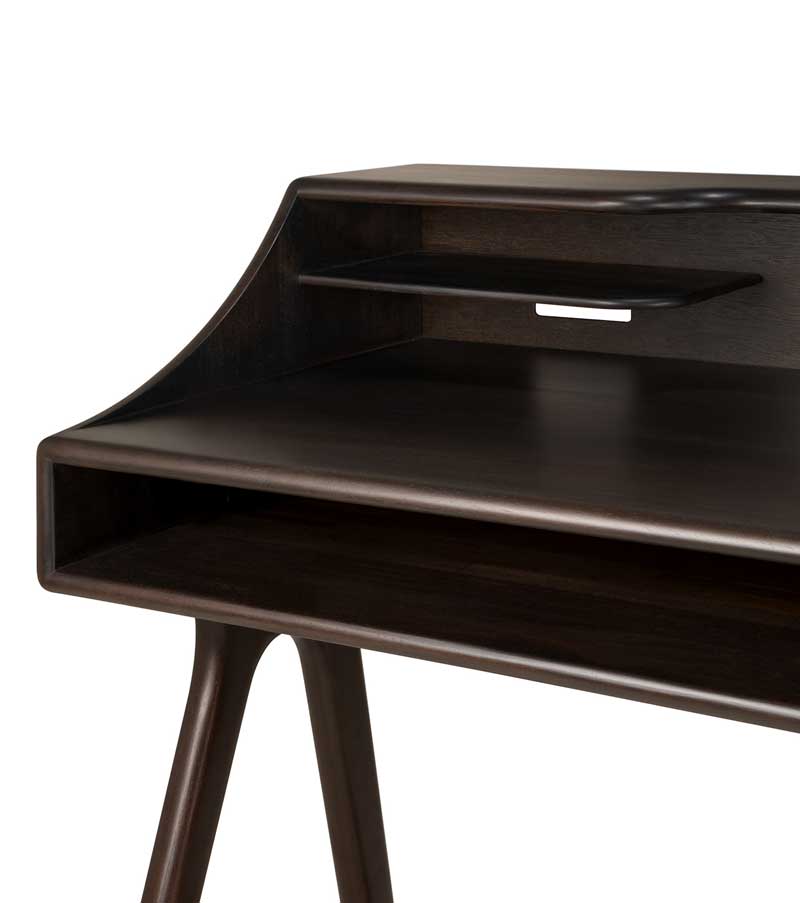 Työpöytä Flow 140 x 55 cm, mahonki