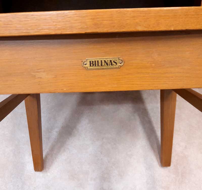 Vanha Billnäs-tuoli, tammi + nahka