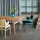 Pehmustettu ruokapöydän tuoli Gesture, Dark Green, Baru