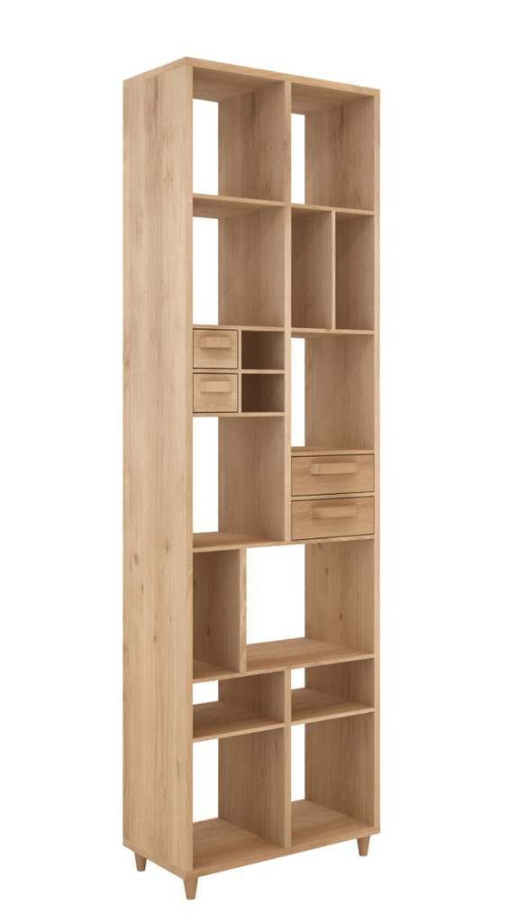 Kirjahylly Pirouette 60 x 200 cm , tammi