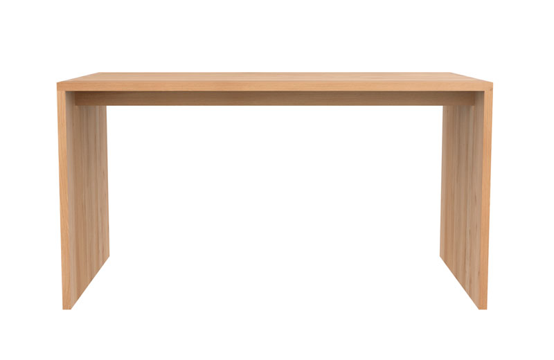 Työpöytä Office U 140 x 72 cm, tammi