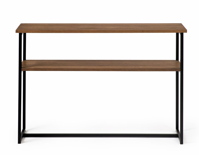 Konsolipöytä Zet hyllyllä 120 x 30 cm, saarni C12