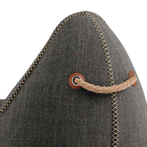 Säkkituoli Cobana + rahi, harmaa