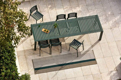 Jatkettava ruokapöytä Mindo 111, 263 x 100 cm, Dark Grey