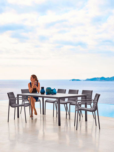 Core-dining chair, grey