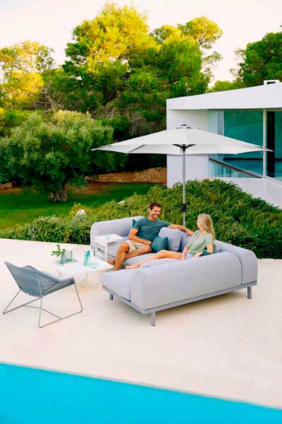 Sunshade-aurinkovarjo 300 cm, kallistettava