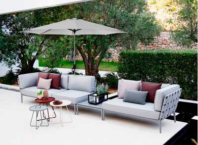 Sunshade-aurinkovarjo 300 cm, kallistettava