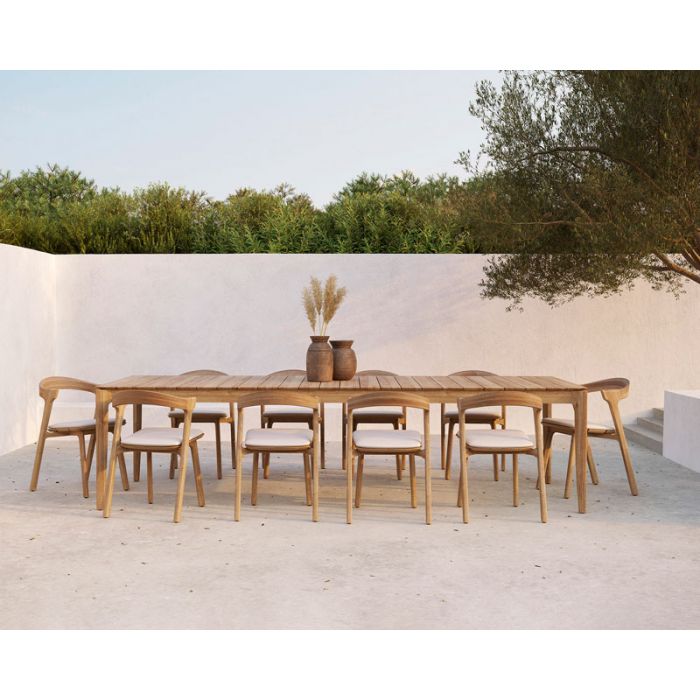 Istuintyyny Bok Outdoor tuoliiin, Off White