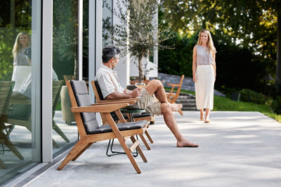 Istuintyynyt Flip-nojatuoliin, Dark Grey