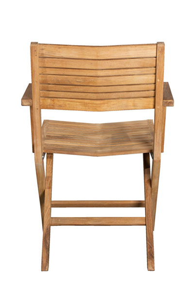 Taittotuoli Flip käsinojilla, tiikki