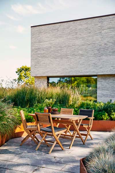 Taittotuoli Flip, tiikki