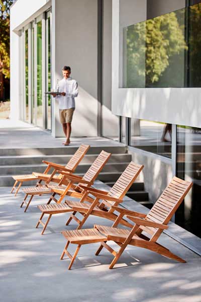 Kansituoli Flip, tiikki