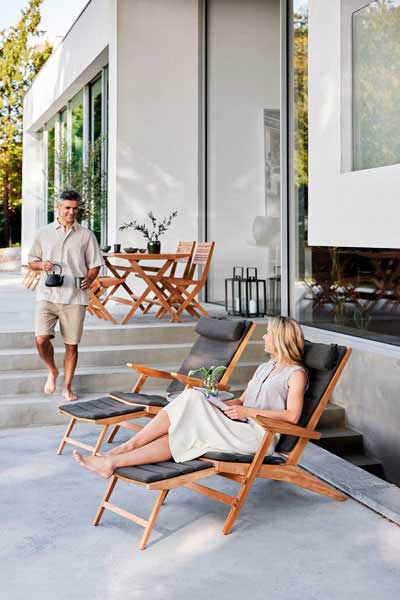 Kansituoli Flip, tiikki