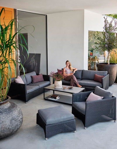 Sohva Diamond 3:n istuttava, Graphite