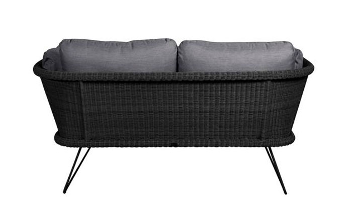 Daybed Horizon, musta-harmaa