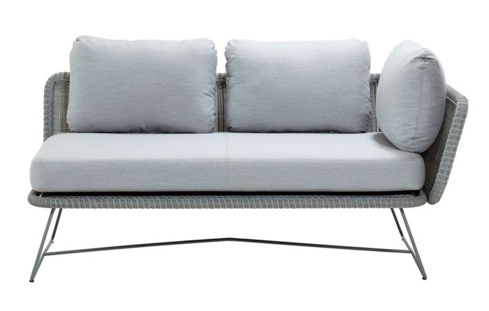 Sohvamoduuli Horizon 2:n istuttava vasen, vaalean harmaa