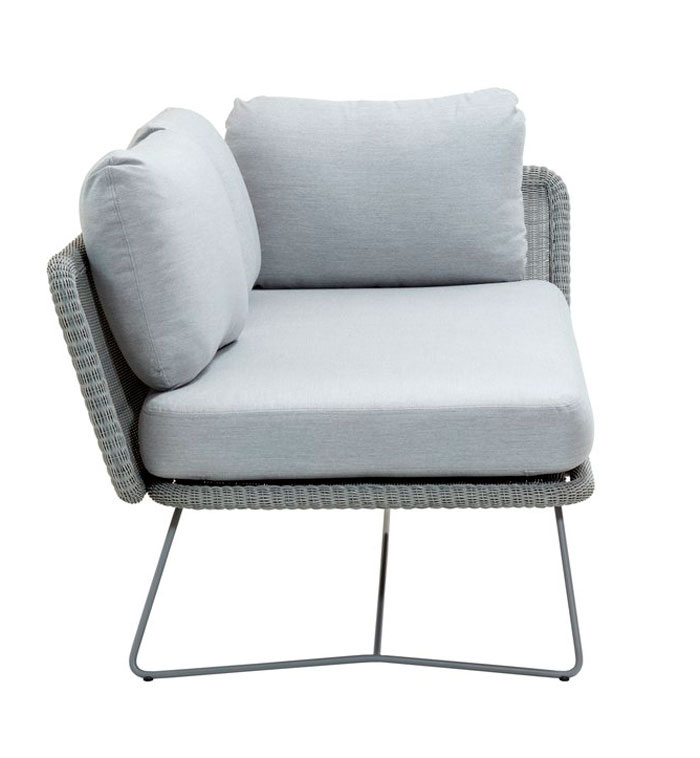 Sohvamoduuli Horizon 2:n istuttava vasen, vaalean harmaa