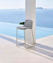 Baarituoli Breeze, White Grey