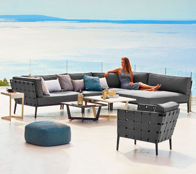 Nojatuoli Conic, Grey