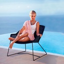 Loungetuoli Breeze, Black