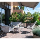 Loungetuoli Breeze, Light Grey