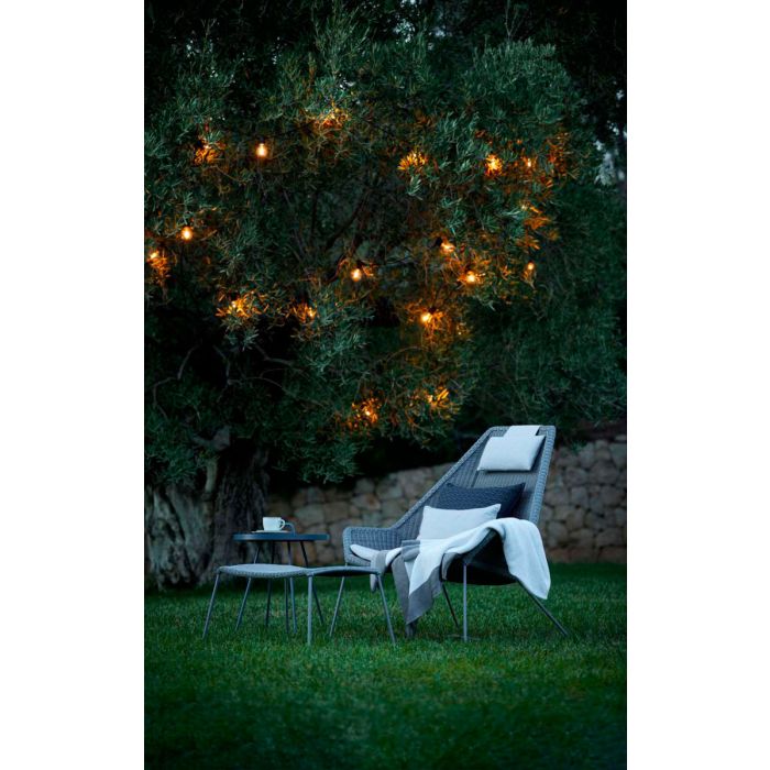 Korkeaselkäinen nojatuoli Breeze, Light Grey