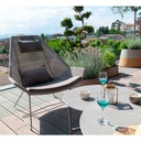 Korkeaselkäinen nojatuoli Breeze, Light Grey