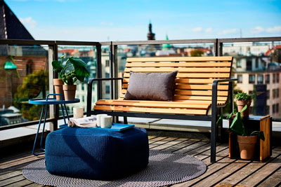 Rahi Divine 55 x 55 cm, Midnight Blue