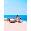 Sohvamoduuli Connect 2:n istuttava vasen, Taupe