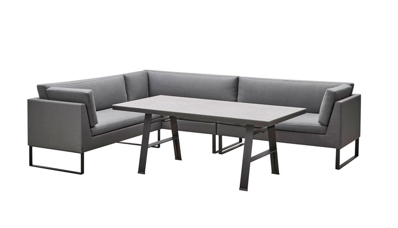 Sohva Flex 2:n istuttava oikea, Grey