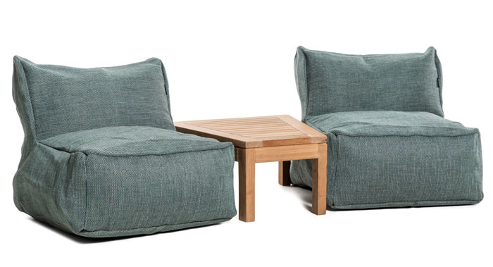 Sohvapöytä Dotty Triangle, tiikki