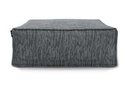 Silky Square Pouf -rahi, Grey