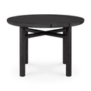 Sohvapöytä Quatro Outdoor 68 cm, tiikki, musta