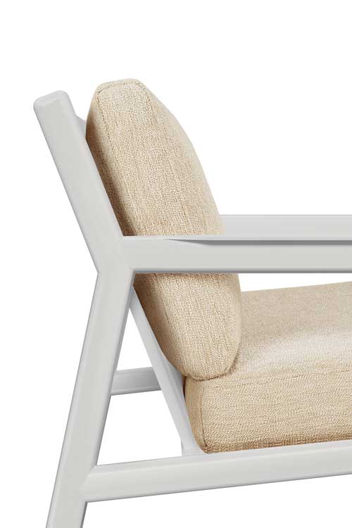 Nojatuoli Jack Outdoor, alumiini, pehmusteella