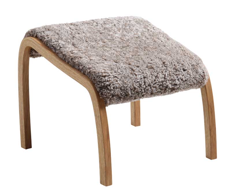 Lepotuoli Patronen ja rahi, lampaannahka