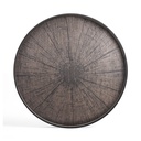 [ETHNI-20379---/F3497] Tarjotin Black Slice Wooden XL