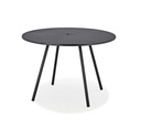 [CANE-11010-AL---/J4] Pyöreä ruokapöytä Area 110 cm, Lava Grey