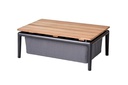 [CANE-5037-TTSG---/J65] Sohvapöytä laatikolla Conic 74 x 52 cm, Grey
