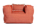 [ROOLF-081-0004-96-TERRACOTTA] Silky Club Seat -lepotuoli, Terracotta