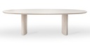 [VINCE-TA018] Ovaali ruokapöytä Ari 240 x 120 cm