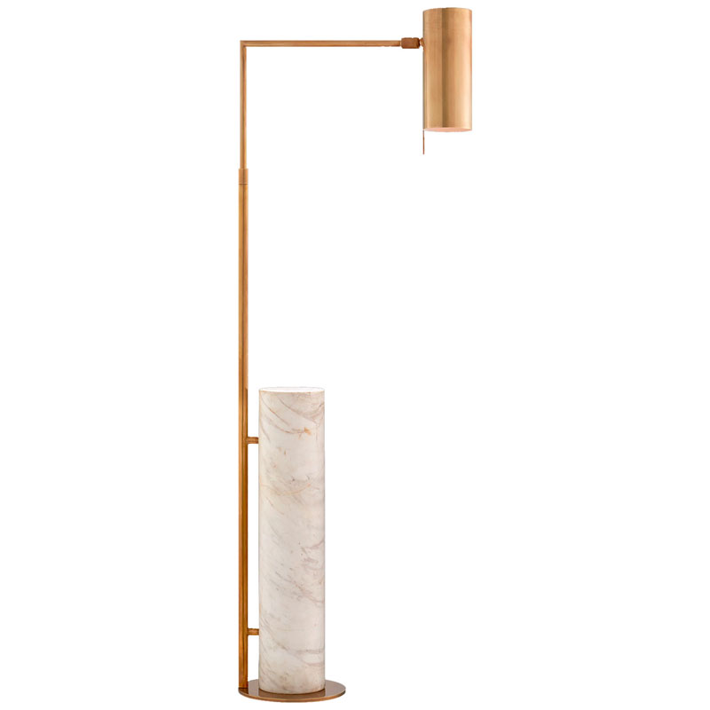 Lattiavalaisin Kelly Wearstler Alma Floor Lamp, messinki & marmori