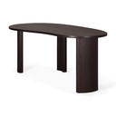 Työpöytä Boomerang 200 x 100 cm, mahonki